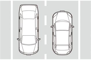 乗用車が余裕ですれ違える道幅